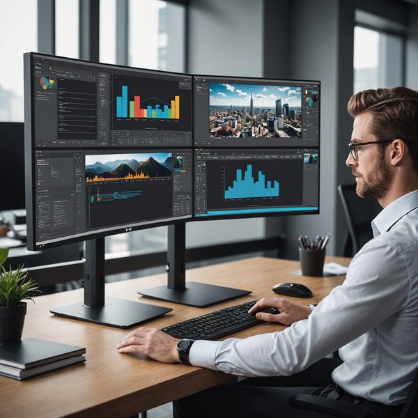 Quels sont les avantages des écrans ultrawide pour le multitâche en environnement professionnel ?